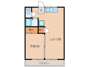 第一中川ハイツの物件間取画像